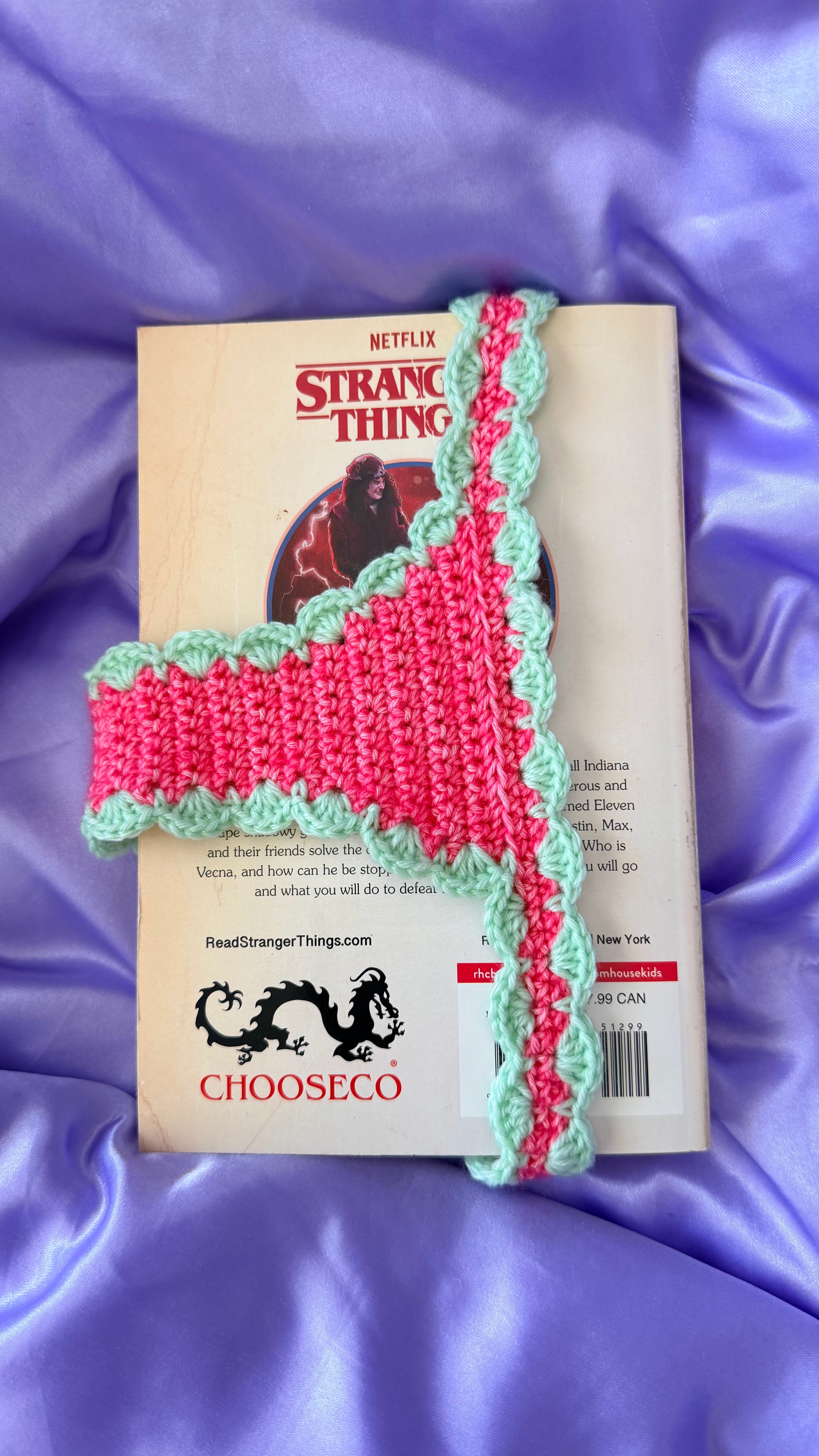 🍉 Watermelon Crochet Bookmark – Handmade & Cute Gift for Book Lovers