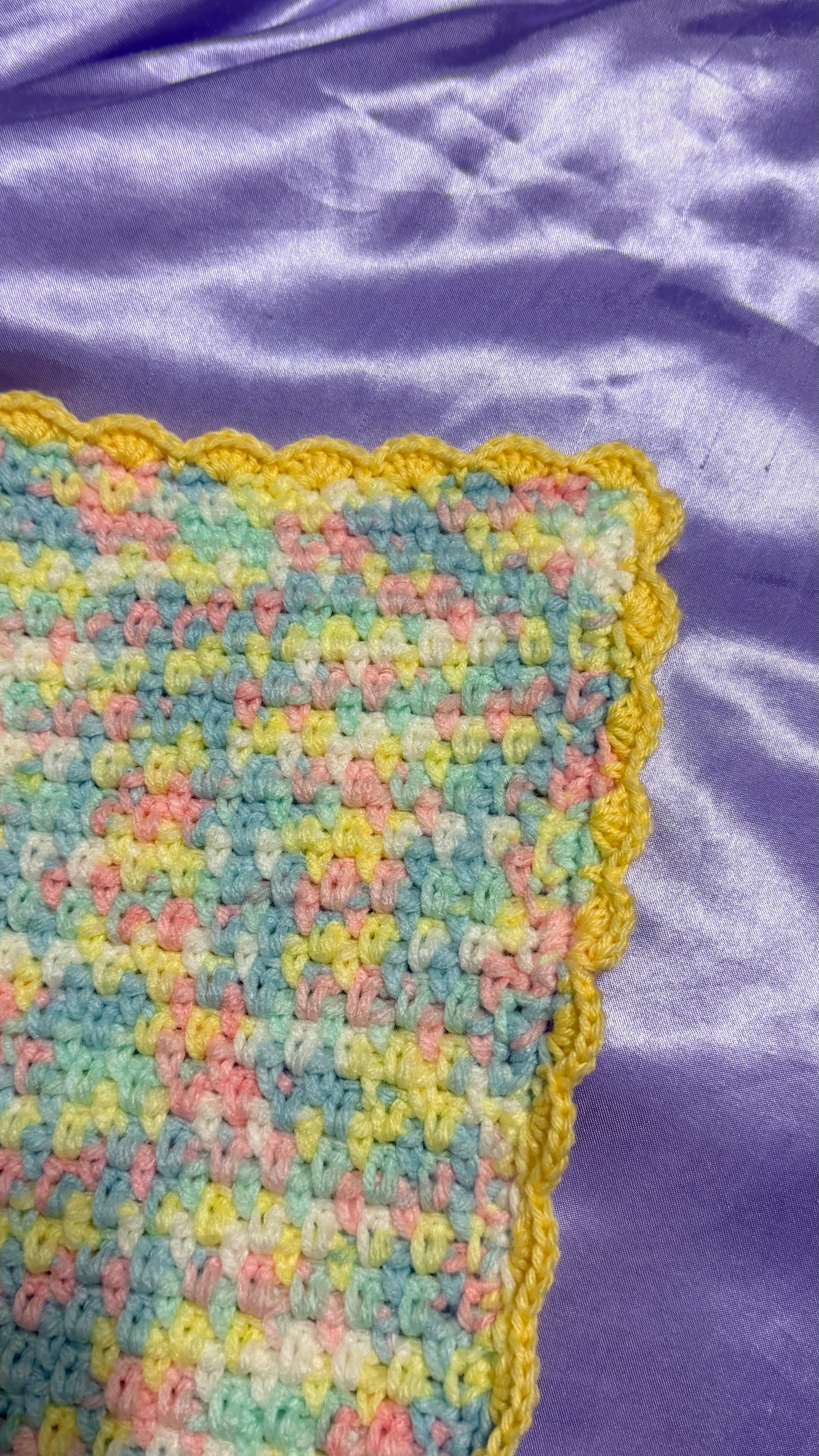 Pastel Dreams Crochet Baby Blanket