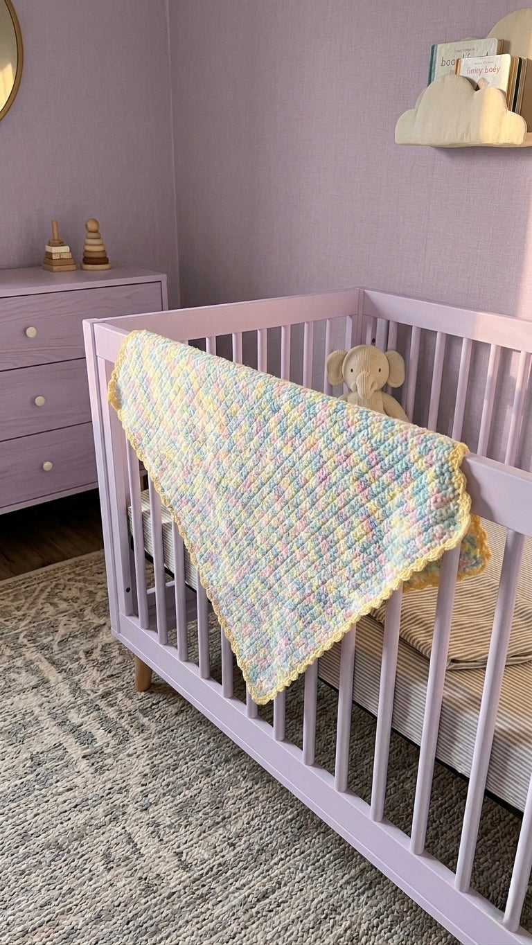 Pastel Dreams Crochet Baby Blanket