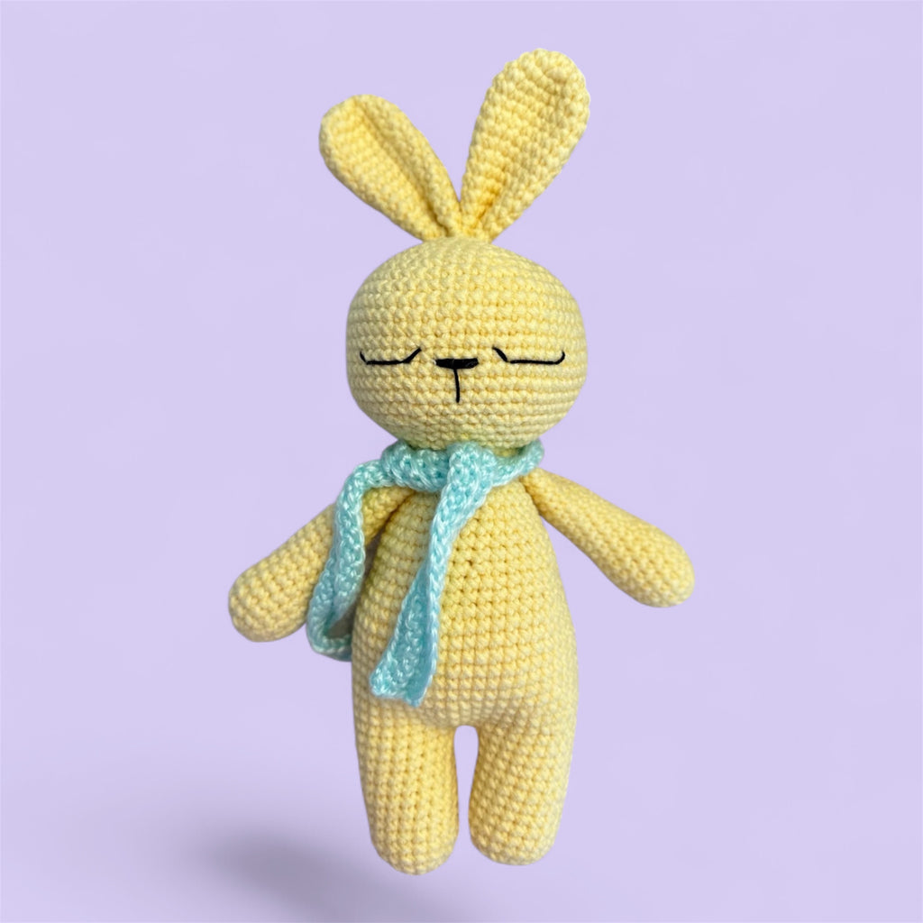Sleepy Sunshine Crochet Bunny | Made to Order