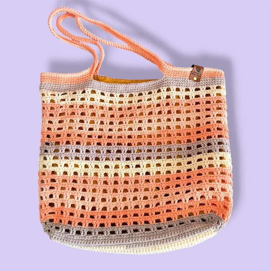 Blossom & Breeze Handmade Crochet Tote Bag
